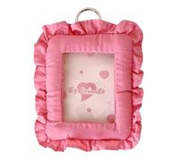 FIRSTXIU Elegante colgador de almohada para tarjetas fotográficas para bolsas de pared y bolso, exhibición de fotos de moda, contemporáneo, organizador de tarjetas pequeñas, llavero, b, One Size