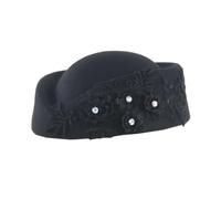 FIRSTXIU Elegante sombrero de azafata para fiesta de cosplay, tocado de máscaras, fiesta de cosplay, juego de rol de Halloween