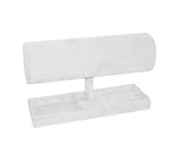 FIRSTXIU Elegante soporte para diadema, prácticos organizadores de almacenamiento para orejas y accesorios para el cabello, color crema, decoración elegante para el hogar