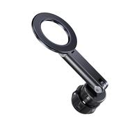 FIRSTXIU Extensor de montaje de teléfono ajustable de 17 mm, adaptadores de cabeza de bola de aluminio, accesorios de coche para salpicaderos, clip de ventilación, múltiples ángulos ajustables para