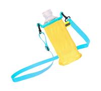 FIRSTXIU Funda ajustable de nailon para botella de agua para niños y adultos, malla para actividades al aire libre, soporte para tazas con correa para el hombro, funda cruzada para taza, Copa para