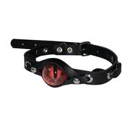 FIRSTXIU Gargantilla de piel sintética negra, longitud ajustable, estilo punk, gótico, collar corto, accesorio para mujer, See dimensional drawing, Cuero