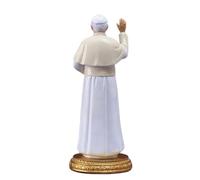 FIRSTXIU Hermoso adorno de escritorio del Papa Benedicto XVI, escultura de diseño intrincado para decoración de Pascua de larga duración