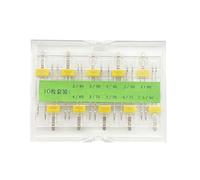 FIRSTXIU Juego de 10 agujas dobles elásticas para máquina de coser doméstica, doble aguja para proyectos de tela