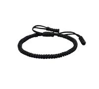 FIRSTXIU Juego de pulseras ajustables hechas a mano con cuerda tejida a mano, pulseras tejidas con tamaño ajustable para mujer