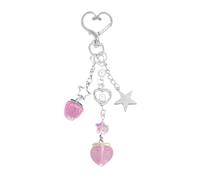FIRSTXIU Llavero decorativo con colgante de cadena para teléfono con diseño de frutas, accesorio para mujer, decoración de teléfono, B, Talla única
