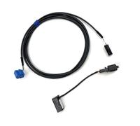 FIRSTXIU Micrófono de llamada manos libres con adaptador de cable de arnés, módulo de micrófono de vehículo, accesorios automáticos, módulo de micrófono 3BD035711