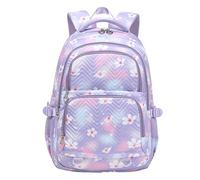 FIRSTXIU Mochila funcional de gran capacidad para la escuela secundaria, mochila informal para estudiantes, mochilas para laptop, mochilas informales, Purple