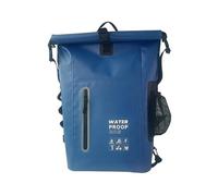 FIRSTXIU Mochilas de PVC resistentes al agua para deportes al aire libre, viajes, práctica mochila con múltiples bolsillos y correa para el hombro, azul, 30x46x15cm