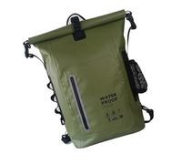 FIRSTXIU Mochilas de PVC resistentes al agua para deportes al aire libre, viajes, práctica mochila con múltiples bolsillos y correa para el hombro, verde, 30x46x15cm