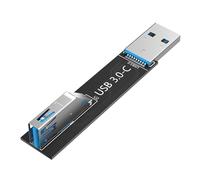 FIRSTXIU Módulo de extensión USB 3.0 C eficiente macho a hembra que mejora las interfaces de PC y la solución de conexión, adaptador USB 3.0-C Plug and Play USB