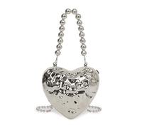 FIRSTXIU Práctico bolso cruzado delicado y funcional de acrílico, bolso de hombro con cadena, adecuado para varias ocasiones, Estilo plateado 1, Talla única