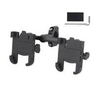 FIRSTXIU Soporte ajustable para teléfono de bicicleta de montaña, soporte para teléfono para scooter, abrazaderas para manillar de motocicleta, clip para scooter
