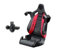 FIRSTXIU Soporte de asiento de competición giratorio de 360 grados, diseño de atracción, soporte móvil para ventilación, no se desliza