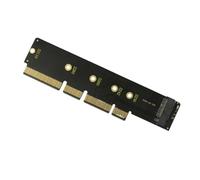 FIRSTXIU Tarjeta de conversión M.2 a PCIe de aumento de velocidad con solución de disipación de calor, soporta SSD NVME/AHCI en varias ranuras