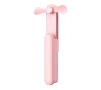 FIRSTXIU Ventilador portátil de escritorio en miniatura recargable por USB, ventilador plegable de mano para oficina, viajes al aire libre, dispositivo de refrigeración silencioso