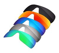 Firtox 5 lentes polarizados de repuesto compatibles con gafas de sol Oakley Batwolf OO9101, paquete combinado