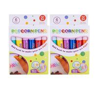 Firulab Bolígrafos mágicos hinchados, bolígrafos de Dibujo de Palomitas de maíz con Burbujas mágicas, bolígrafo de Arte hinchado, bolígrafo de Pintura de Color de Palomitas de maíz mágico para niños