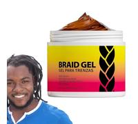 Firulab Gel de Acabado para el Cabello,Gel de Peinado de Larga duración de 100 ml para trenzadores | Extreme Firm Hold Shine and Smooth Texture Edge Stay Gel para acondicionador de Cabello Rizado