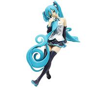 FISAPBXC Hatsune Miku Figuras, Adorno para Tarta, Anime Figuras, PVC Acción Figuras, Cumpleaños Regalos, Modelo Juguetes Coleccionando para Niñas Cumpleaños(16cm)