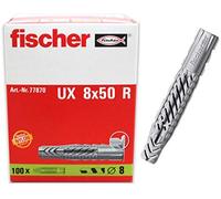 Fischer 077870 - Taco nylon UX 8x50 R (Envase de 100 ud.)