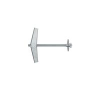 fischer | taco vuelco KD 4 - Tacos Compatibles con Placas de Yeso PLADUR®, escayola- colgar ventilador techos, lampara de techo. (25 unidades)