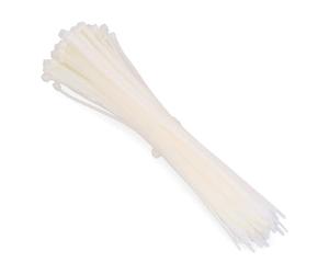 fischer 087487 BN 7,6x350 Natural, plástico, Cables, Bridas para Exterior, Pac de 100 uds
