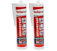 FISCHER 098648 - Silicona universal gris (Paquete de 2)