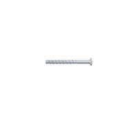 fischer 100 tornillos de hormigón FBS 5 x 60 25/15 P Panhead de acero galvanizado, montaje rápido en hormigón y mampostería, ideal para instalaciones eléctricas y SHKL