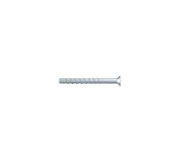 fischer 100 tornillos para hormigón FBS 5 x 40/5 SK, cabeza avellanada, acero galvanizado, montaje rápido en hormigón y mampostería, ideal para instalaciones eléctricas y SHKL