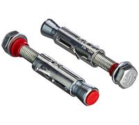 FISCHER 2 tacos con tornillo cabeza hexagonal Slm10-Tek