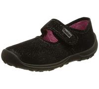 Fischer 202140 Niñas Zapatillas de Estar por casa, Schwarz 222, 32 EU