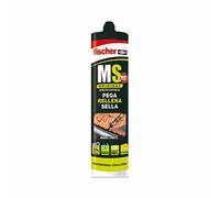 Fischer 502489 - Polimero MS sellante/adhesivo negro