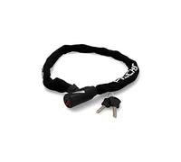 FISCHER 50463 Candado de cadena unisex para adultos, neopreno, 100 cm, 6 mm, candado para bicicleta, normal