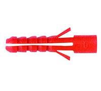 fischer 522929 Enchufe de Pared, Rosso