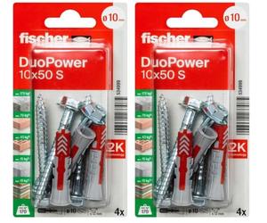 Fischer 534999 Blister Duopower 10 x 50 S K Nv (Paquete de 2)