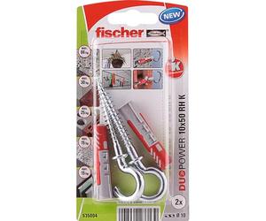 Fischer 535004 Blister Duopower, 10X50, Multicolor