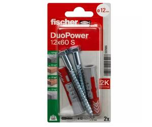 Fischer 537665 Blister Duopower, 12X60, Multicolor