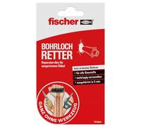 fischer 545947 - Parche para reparar agujeros de pared, Repara agujeros realizados con taladro, Fácil y rápido de aplicar (10 uds)