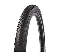 Fischer 56-584 MTB - Neumático de Bicicleta (27,5 x 2,20", antipinchazos, con Tiras Reflectantes), Color Negro