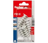 fischer 570348 Tobillo de Nailon FID II - Fijación en Paneles de Aislamiento PSE y PU/Blister de 4 Piezas, Taille unique