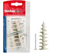 Fischer 573825 Tacos con tornillo para abrigo, vite