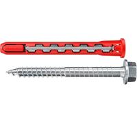 Fischer 577364 Tacos alargados, Rojo, 50 pezzi