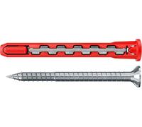 Fischer 577365 Tacos alargados, Rojo, 50 pezzi