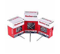 fischer 670103 FPF Power-Fast II - Tornillos para madera aglomerada de 3,5 x 35 mm, cabeza plana con estrella interior TX totalmente roscada, galvanizada pasivada azul, caja de 200