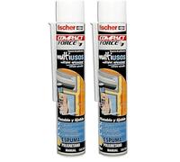 fischer 98666, Espuma De Poliuretano Con Cánula Silicex, 700 ml (Paquete de 2)