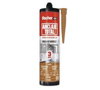 FISCHER Adhesivo Híbrido de Silano Anclaje Total 290 ml - Agarres 600 kg/m2 en 3 seg, Secado 8 min, para Ladrillo, Hormigón, Metal, Madera
