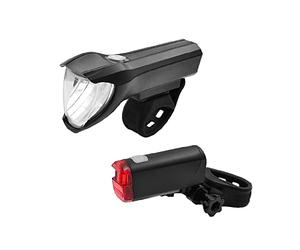 Fischer Adultos 40/20/10lux Power Charge - Juego de Luces LED, Negro, One Size