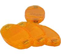 Fischer Adultos Reflector radios STVZO 4 x, Naranja, One Size