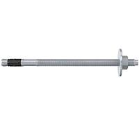 fischer Anclaje de perno con disco grande FAZ II Plus 12/200 gvz, ancla de carga pesada con alta capacidad de carga, pernos de anclaje para fijaciones de estructuras de madera, aprobación sísmica y